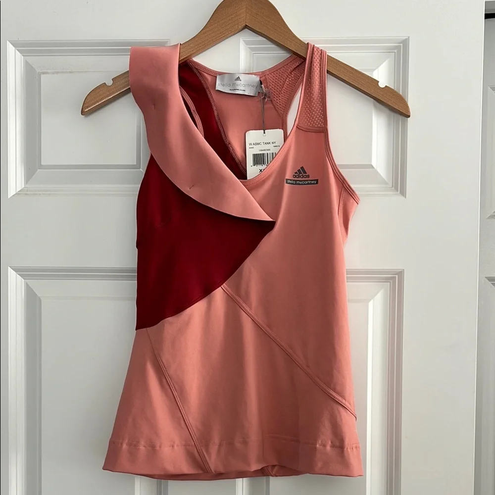 NWT Adidas by Stella McCartney Barricade Asymmetrical Tank Top XS Women’s - Picture 1 of 16